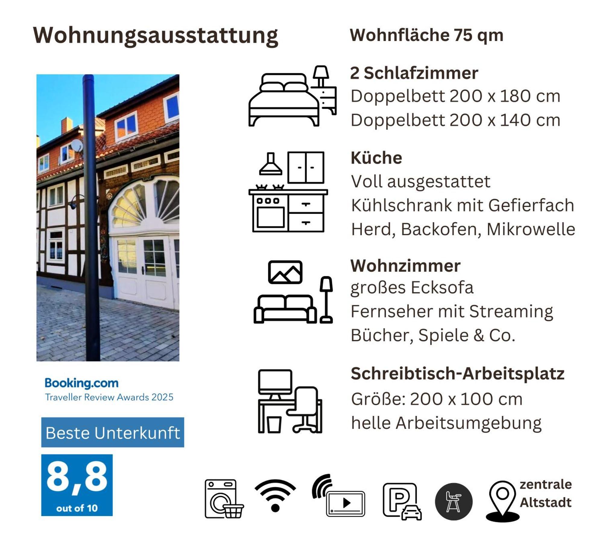 'Bright 1' Innenstadtlage, Ruhige, Schoene, Helle 3Zkb Wlan Herford Eksteriør bilde
